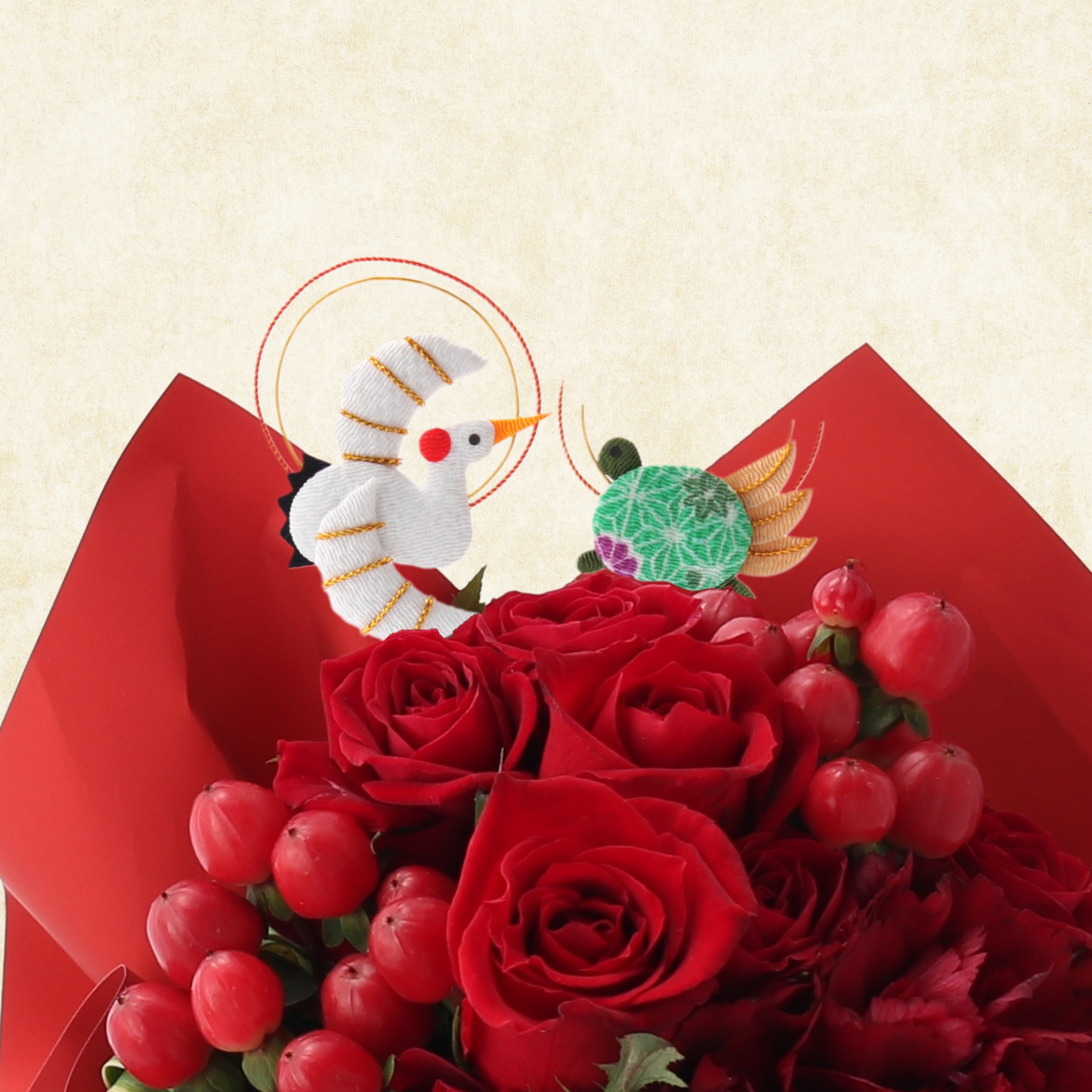 還暦専用スタンドブーケとエステチケットのセット | SOW EXPERIENCE